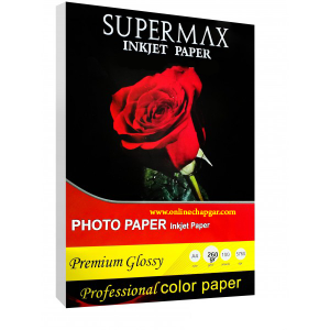 کاغذ 260 گرم گلاسه سوپرمکس
